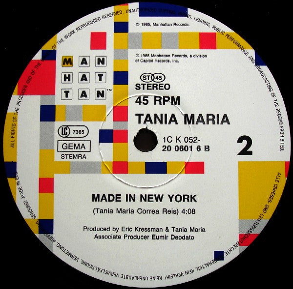 Tania Maria : Don't Go / Made In New York (12", Maxi)