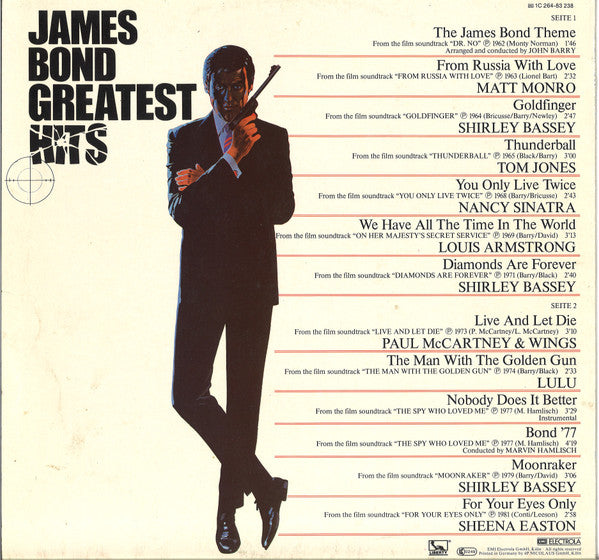 Various : James Bond Greatest Hits (LP, Comp)