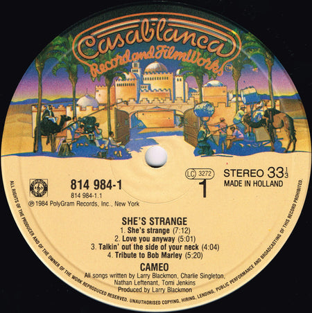 Cameo : She's Strange (LP, Album)