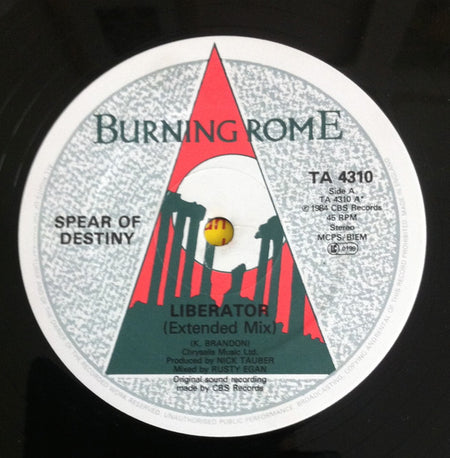 Spear Of Destiny : Liberator Extended Mix (12")