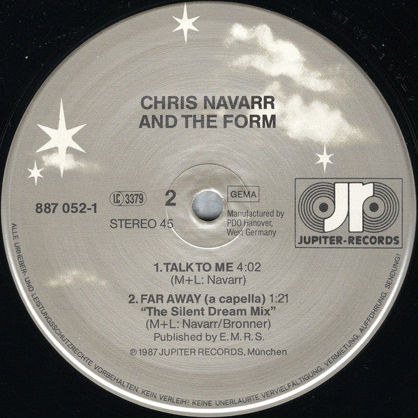 Chris Navarr And The Form : Far Away (12", Maxi)