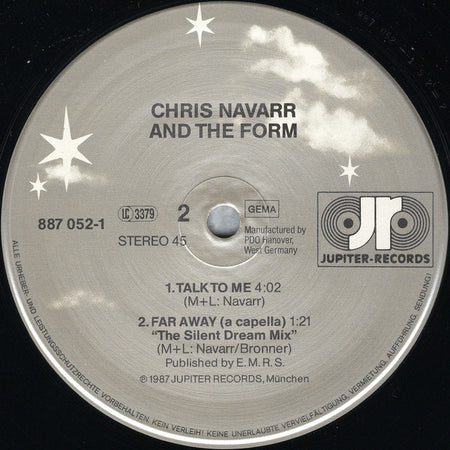 Chris Navarr And The Form : Far Away (12", Maxi)