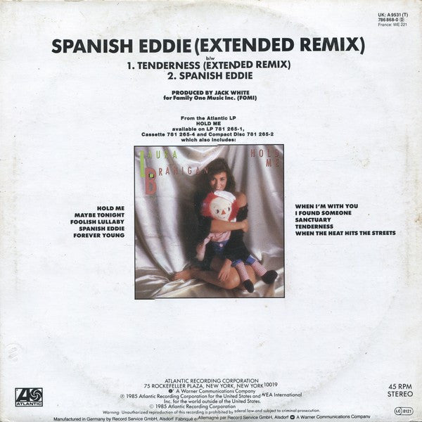 Laura Branigan : Spanish Eddie (12", Single)