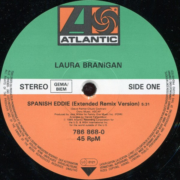 Laura Branigan : Spanish Eddie (12", Single)