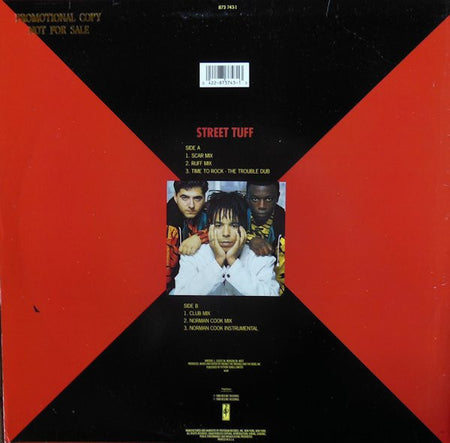 Rebel MC & Double Trouble : Street Tuff (12", Promo)