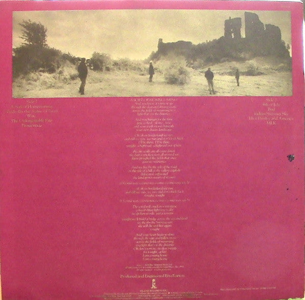 U2 : The Unforgettable Fire (LP, Album, Club, Col)
