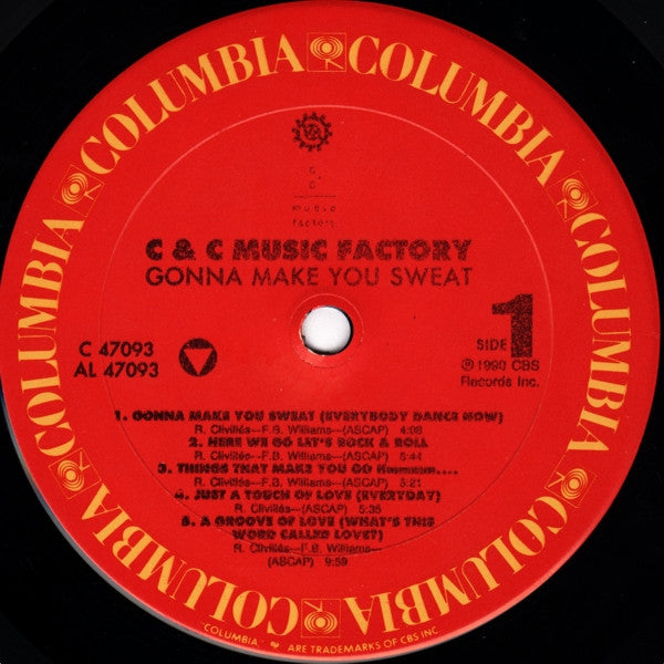 C + C Music Factory : Gonna Make You Sweat (LP, Album)
