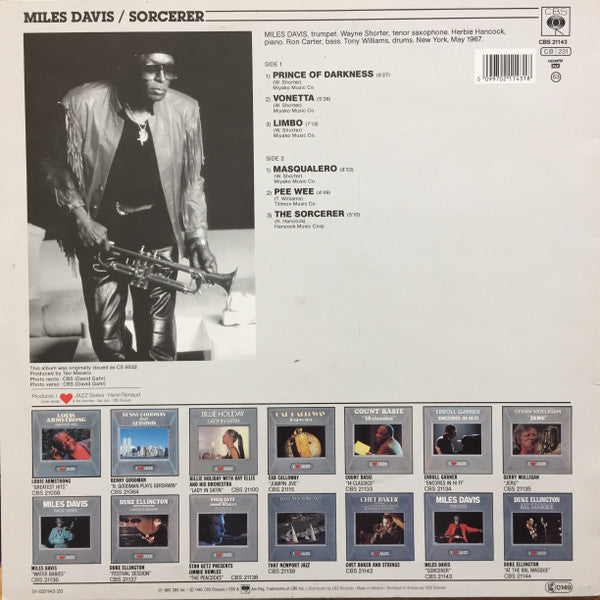Miles Davis : Sorcerer (LP, Album, RE)