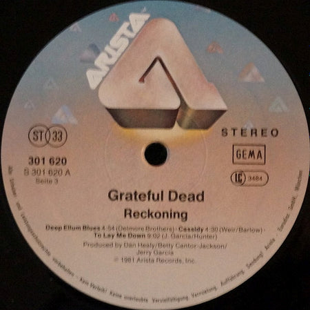 Grateful Dead* : Reckoning (2xLP, Album)