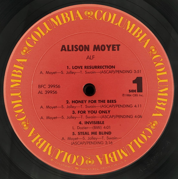 Alison Moyet : Alf (LP, Album, Pit)