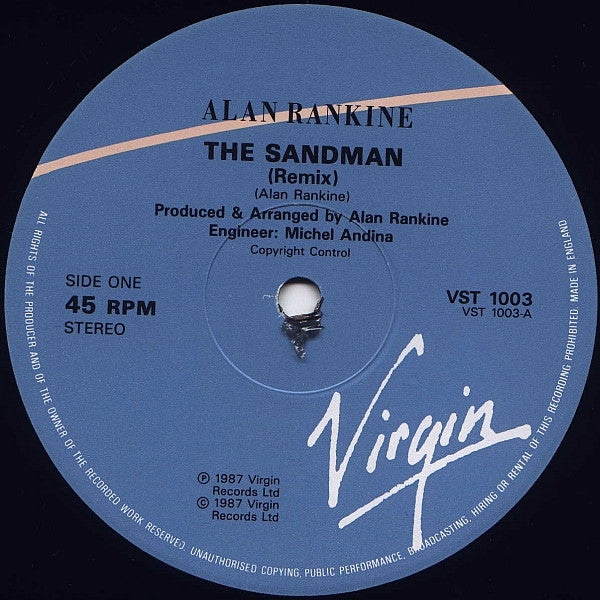 Alan Rankine : The Sandman (12", Single)