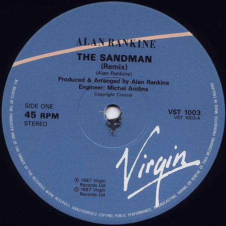 Alan Rankine : The Sandman (12", Single)