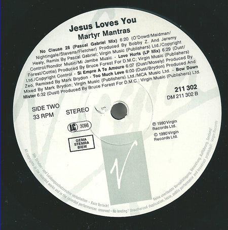 Jesus Loves You : The Martyr Mantras (LP, Album)