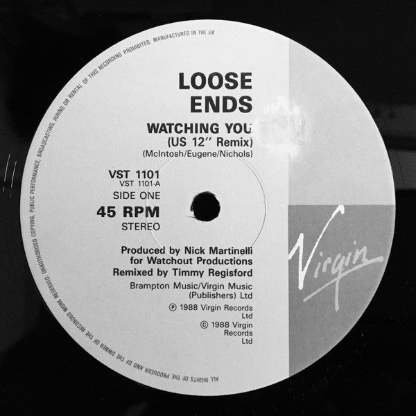 Loose Ends : Watching You (12")