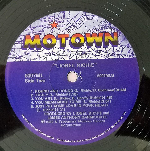 Lionel Richie : Lionel Richie (LP, Album, Gat)