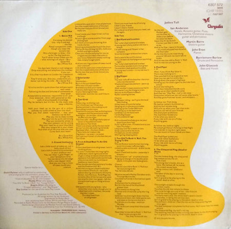Jethro Tull : Too Old To Rock 'N' Roll: Too Young To Die! (LP, Album, Gat)
