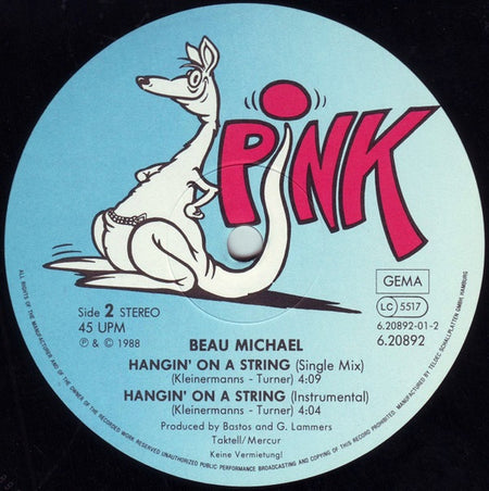 Beau Michael : Hangin' On A String (Maxi-Version) (12", Maxi)