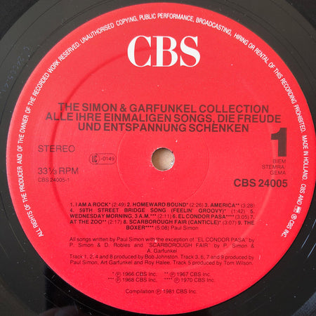 Simon & Garfunkel : The Simon & Garfunkel Collection (LP, Comp, RE)