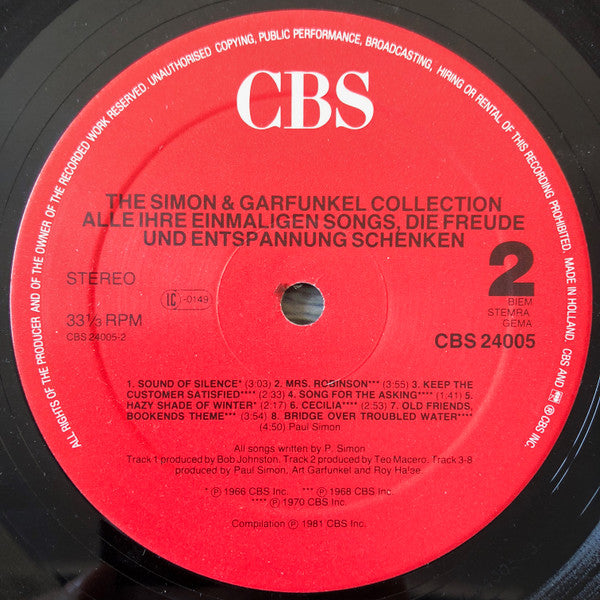 Simon & Garfunkel : The Simon & Garfunkel Collection (LP, Comp, RE)