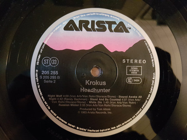 Krokus : Headhunter (LP, Album, RE)