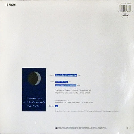 Curiosity Killed The Cat : Down To Earth (Extended Mix) (12", Maxi)