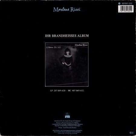 Marlene Ricci : A Woman In Me (Some Get The Silver, Some Get The Stone) (12", Maxi)