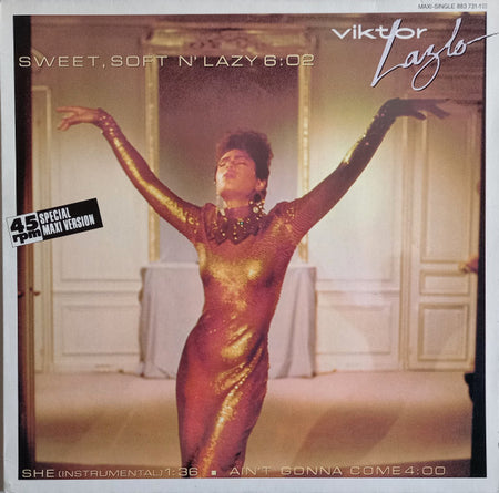 Viktor Lazlo : Sweet, Soft N' Lazy (12", Maxi)
