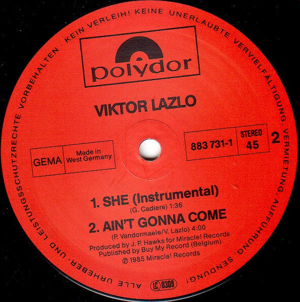 Viktor Lazlo : Sweet, Soft N' Lazy (12", Maxi)
