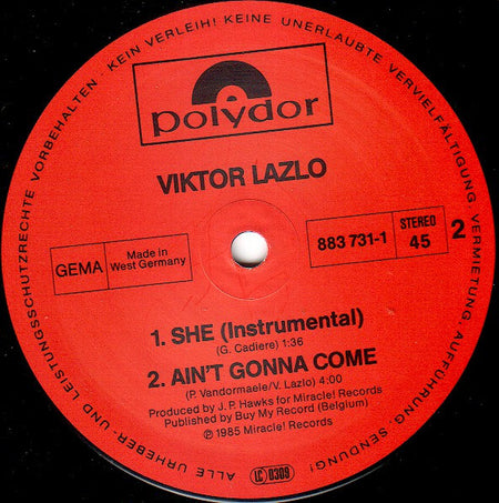 Viktor Lazlo : Sweet, Soft N' Lazy (12", Maxi)