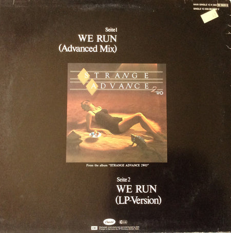 Strange Advance : We Run (Advanced Mix) (12", Maxi)