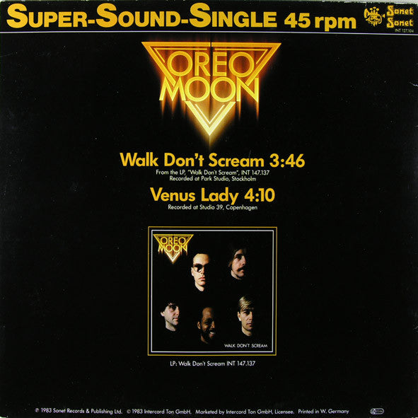 Oreo Moon : Walk Don't Scream (12")