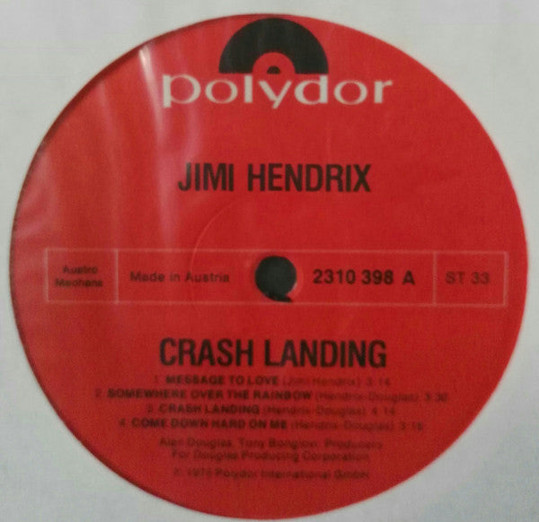 Jimi Hendrix : Crash Landing (LP, Album)