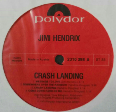 Jimi Hendrix : Crash Landing (LP, Album)
