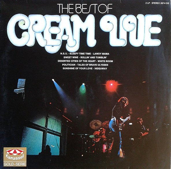 Cream (2) : The Best Of Cream Live (2xLP, Comp, Gat)
