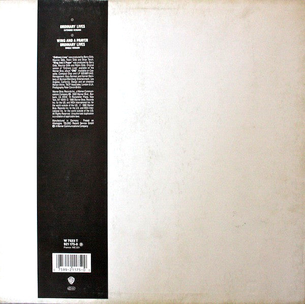 Bee Gees : Ordinary Lives (12", Maxi)