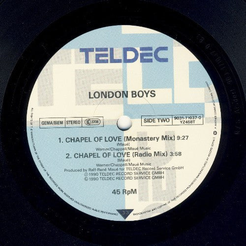 London Boys : Chapel Of Love (12", Maxi)
