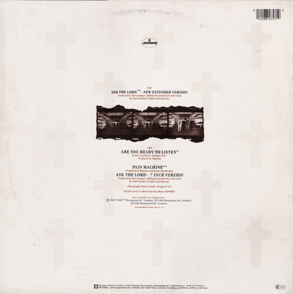 Hipsway : Ask The Lord (New Extended Version) (12", Maxi)