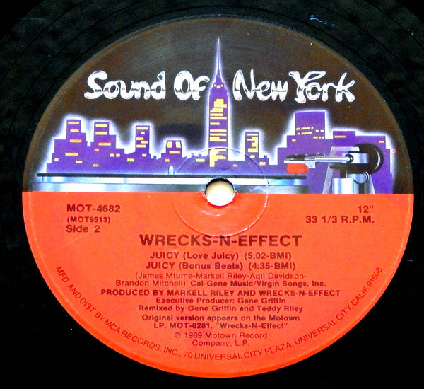 Wrecks-N-Effect : Juicy (12", Glo)