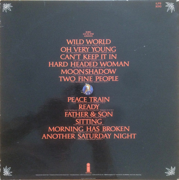 Cat Stevens : Greatest Hits (LP, Comp, CBS)