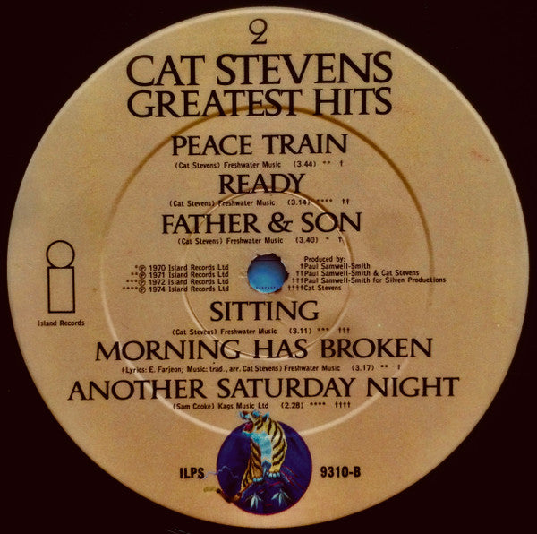 Cat Stevens : Greatest Hits (LP, Comp, CBS)