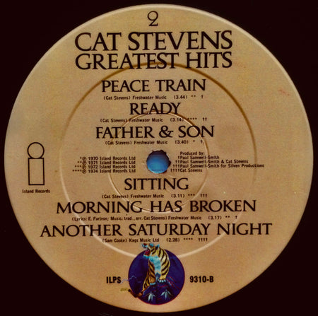 Cat Stevens : Greatest Hits (LP, Comp, CBS)