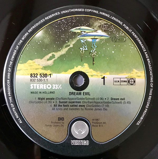 Dio (2) : Dream Evil (LP, Album)