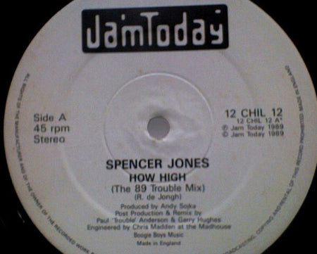 Spencer Jones : How High (12")