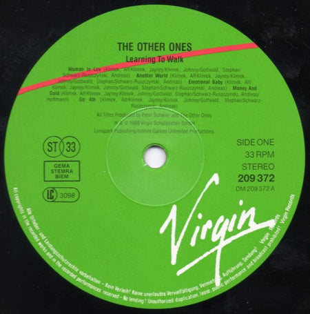 The Other Ones : Learning To Walk (LP, Album)
