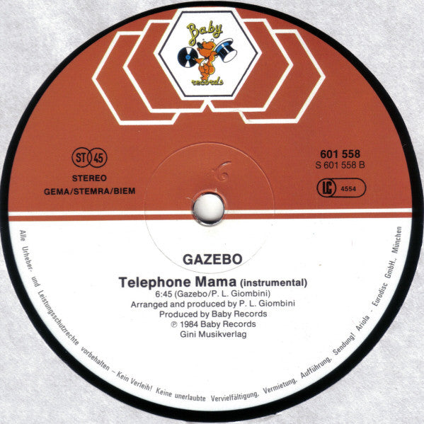 Gazebo : Telephone Mama (12", Maxi)