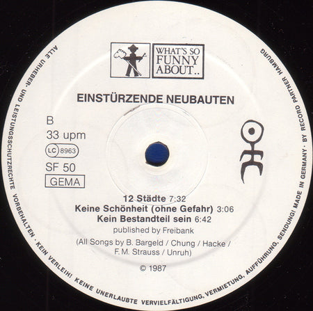 Einstürzende Neubauten : Fünf Auf Der Nach Oben Offenen Richterskala (LP, Album)