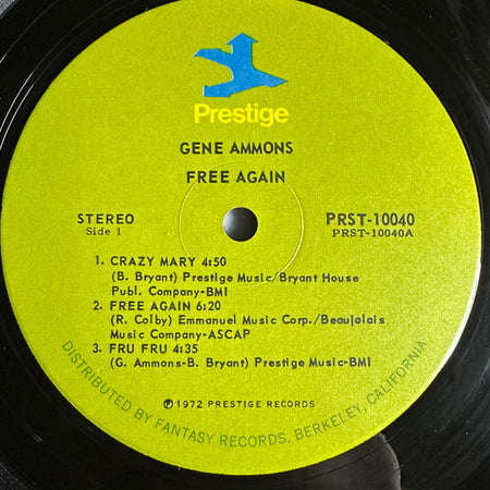 Gene Ammons : Free Again (LP, Album)