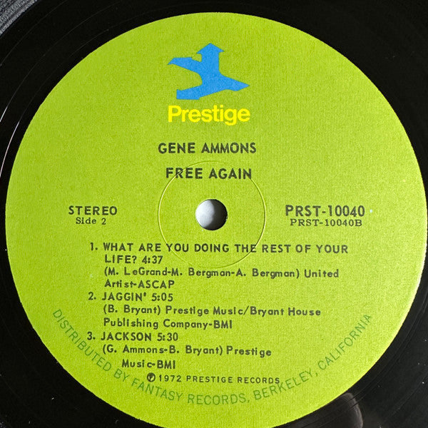 Gene Ammons : Free Again (LP, Album)