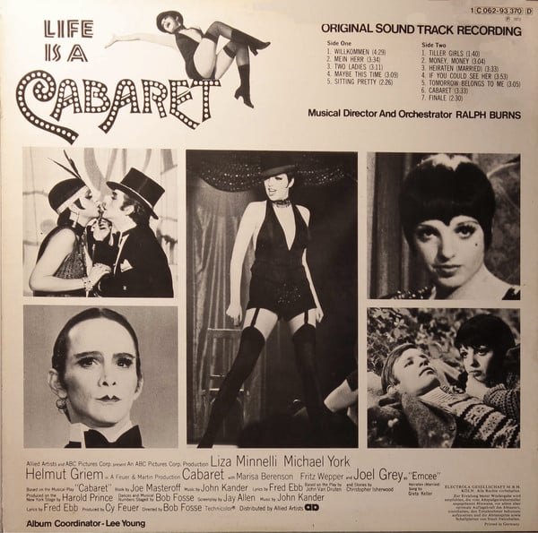 Ralph Burns : Cabaret - Original Soundtrack Recording (LP, Album)