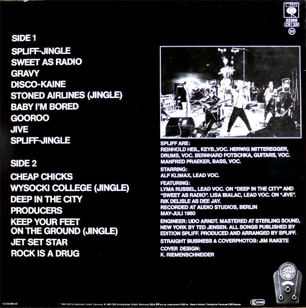Spliff : The Spliff Radio Show (LP, Album, RE, Red)